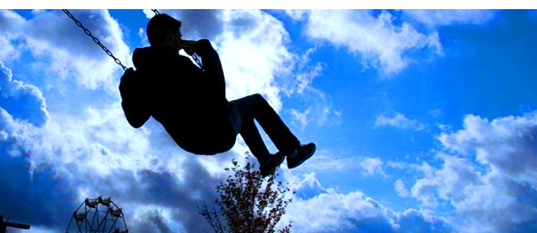 Person on swing